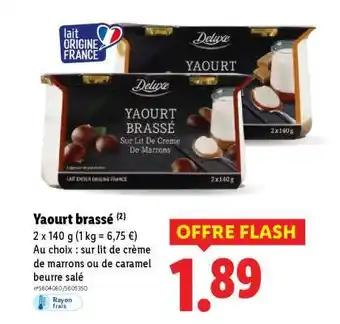 Yaourt brassé
