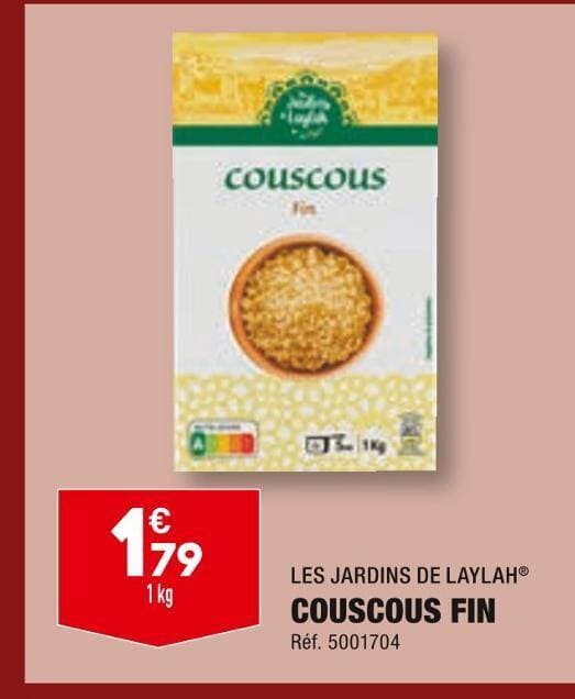 LES JARDINS DE LAYLAH COUSCOUS FIN