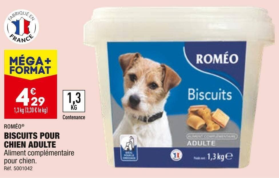ROMÉO BISCUITS POUR CHIEN ADULTE