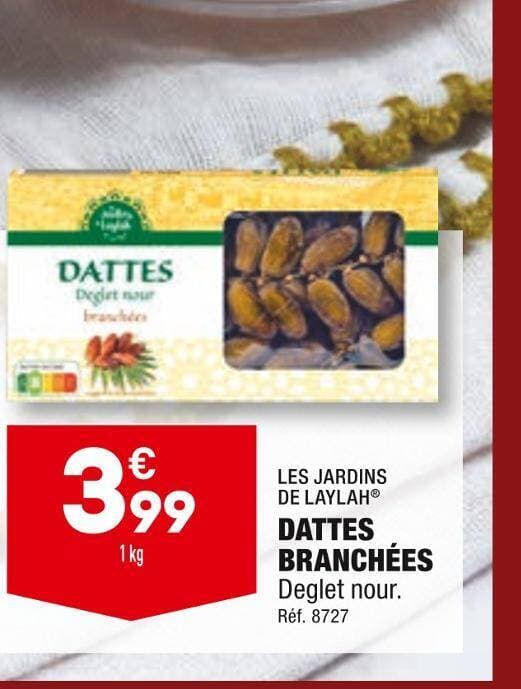 LES JARDINS DE LAYLAH DATTES BRANCHÉES