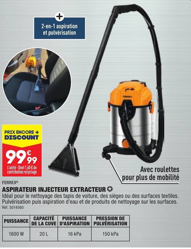 ASPIRATEUR INJECTEUR EXTRACTEUR
