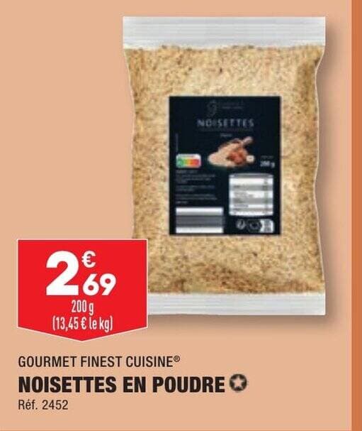 GOURMET FINEST CUISINEⓇ NOISETTES EN POUDRE