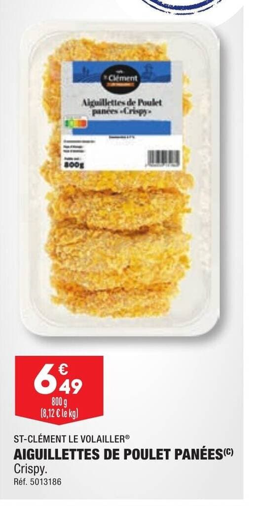 AIGUILLETTES DE POULET PANÉES(C) Crispy.