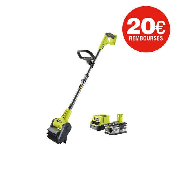 Nettoyeur de sol RYOBI 18V One+ - 1 batterie 4.0 Ah - 1 chargeur - RY18PCB-140