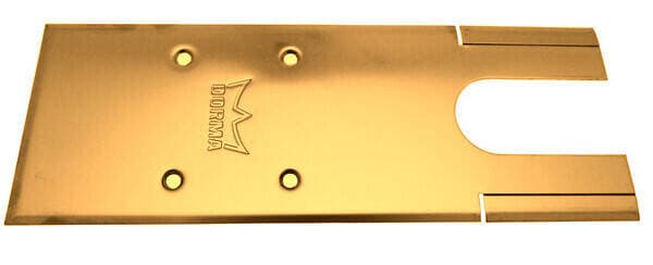 Plaque en laiton N7510 pour BTS75V - DORMA - 46700160