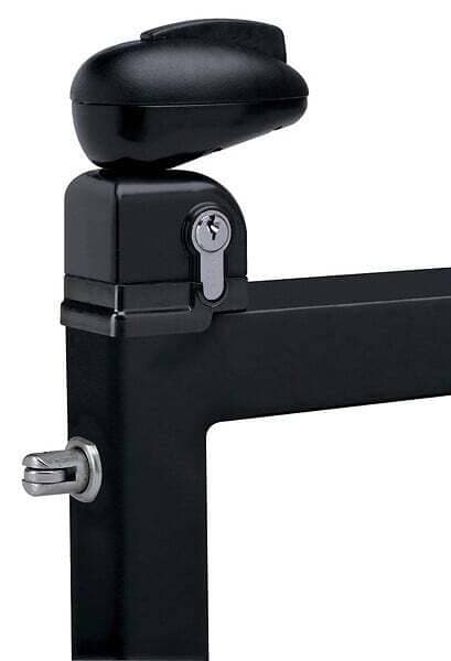 Serrure de piscine TWIST 40 finition noir - LOCINOX - TWIST409005VCA