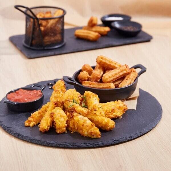 Poulet croustillant et churros