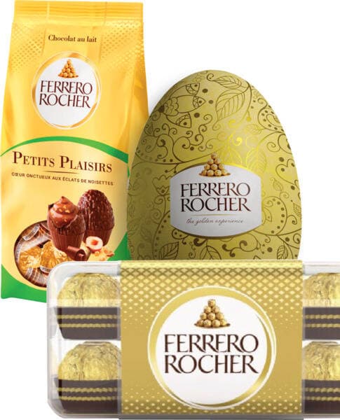 FERRERO ROCHER ET FERRERO COLLECTION (HORS TABLETTES ET GLACES) SUR TOUT