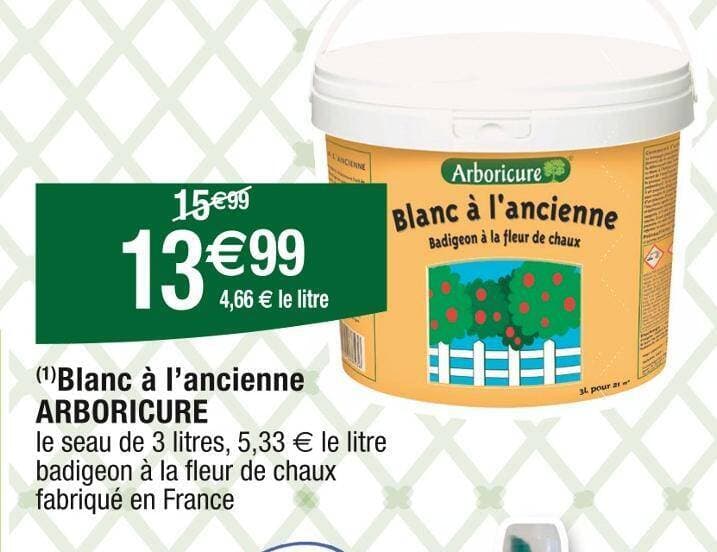 ARBORICURE (1)Blanc à l’ancienne