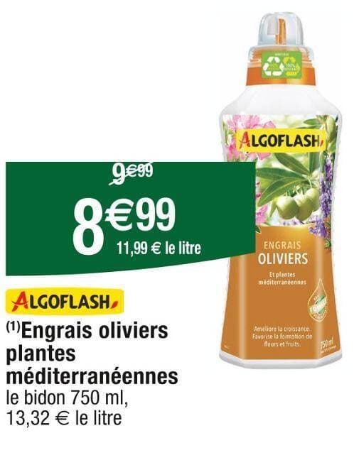 ALGOFLASH (1) Engrais oliviers plantes méditerranéennes