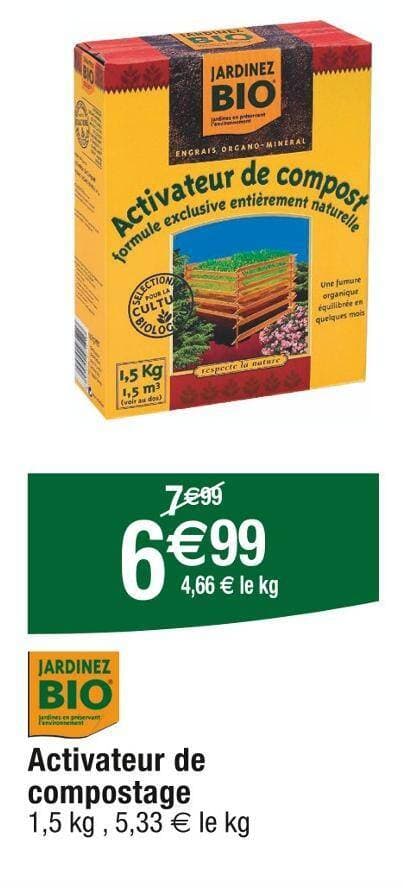 JARDINEZ BIO Activateur de compostage