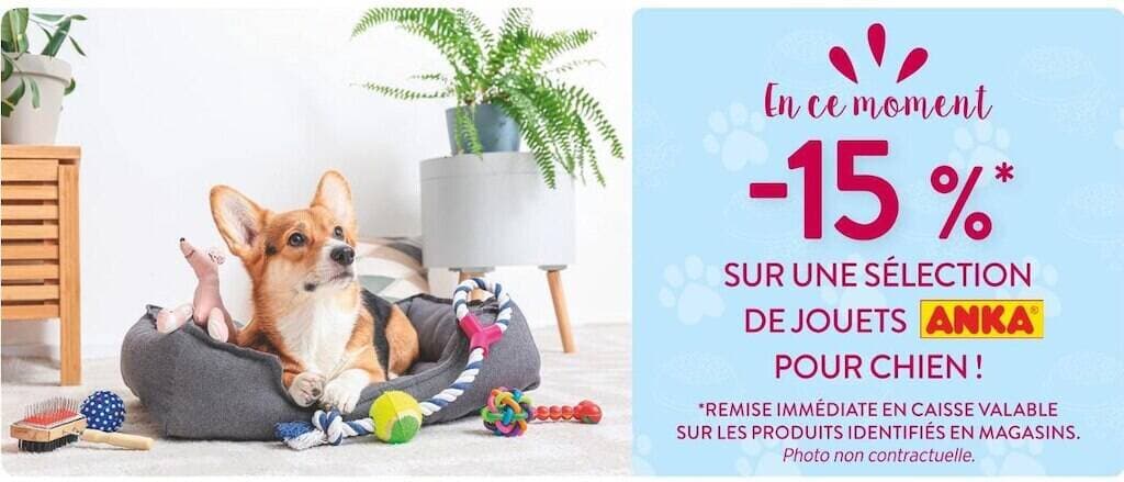 ANKA -15% SUR UNE SÉLECTION DE JOUETS ANKA POUR CHIEN !