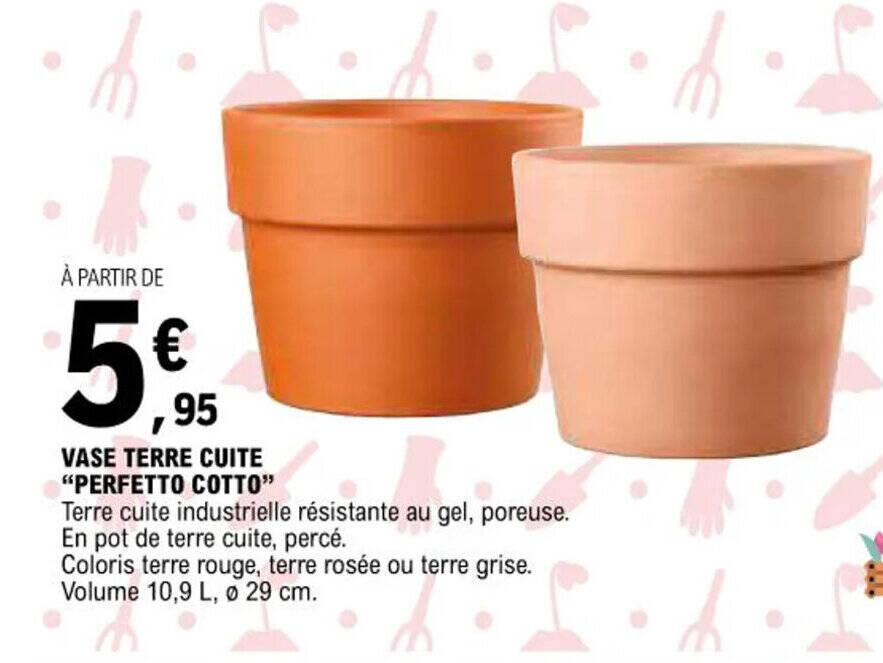 VASE TERRE CUITE "PERFETTO COTTO"