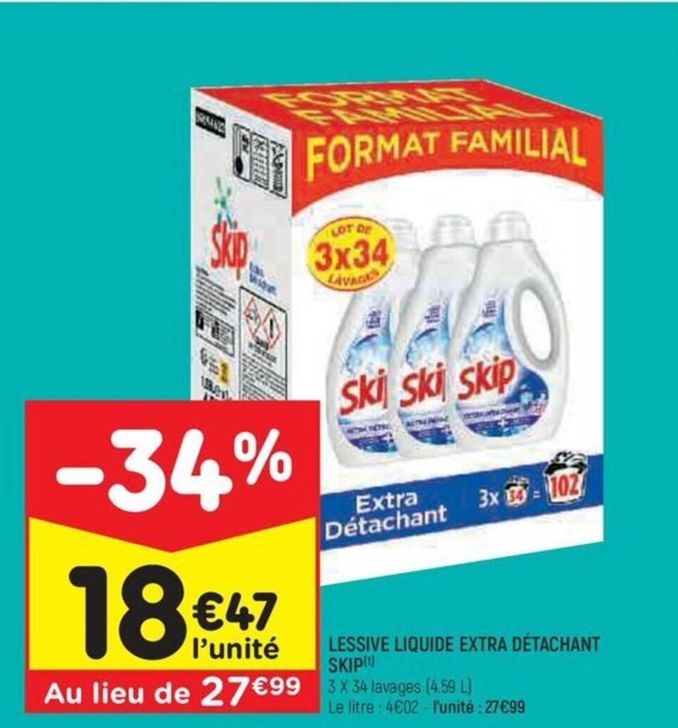 LESSIVE LIQUIDE EXTRA DÉTACHANT