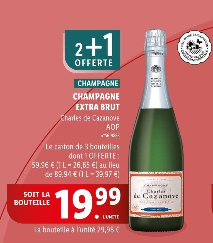 Charles de Cazanove CHAMPAGNE EXTRA BRUT