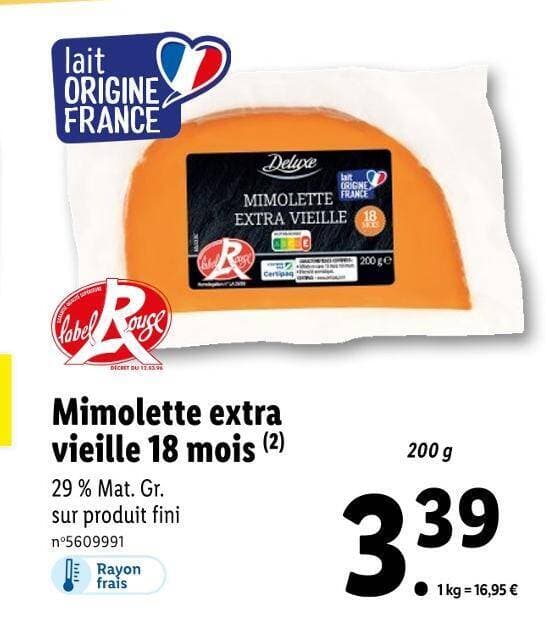 Deluxe Mimolette extra vieille 18 mois