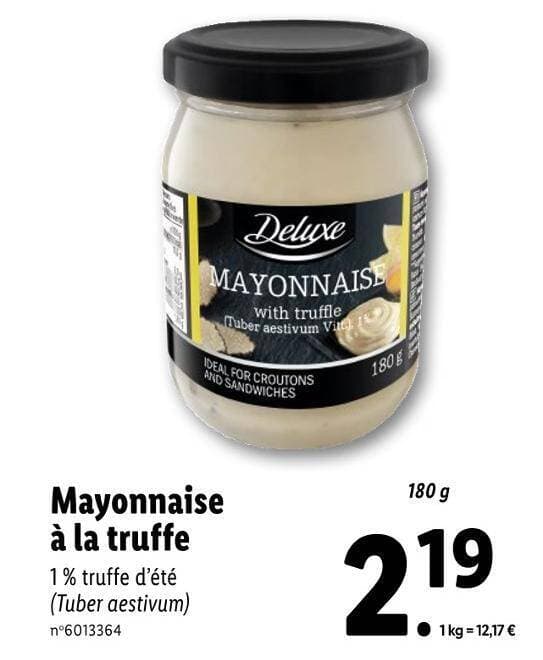 Deluxe Mayonnaise à la truffe