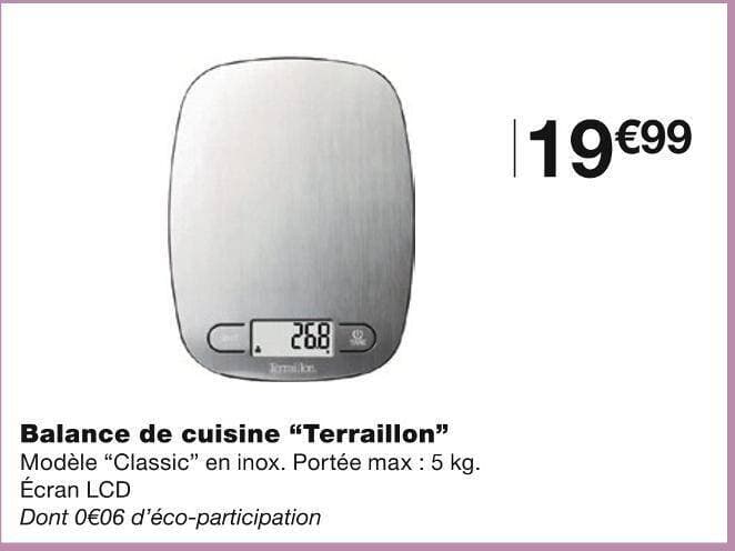 Terraillon Balance de cuisine