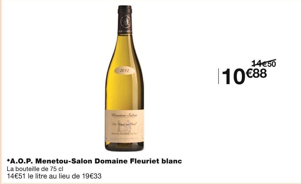 Domaine Fleuriet A.O.P. Menetou-Salon blanc