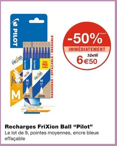 Pilot Recharges FriXion Ball