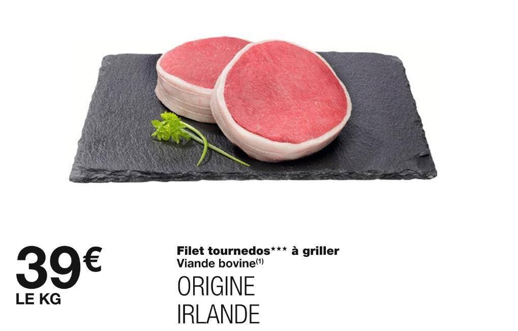 Filet tournedos à griller