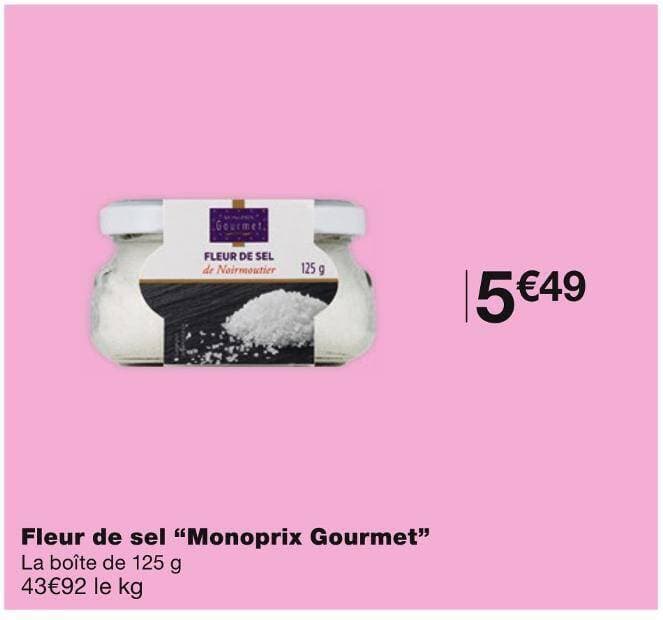 Monoprix Gourmet Fleur de sel