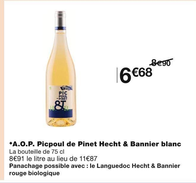 A.O.P. Picpoul de Pinet Hecht & Bannier blanc