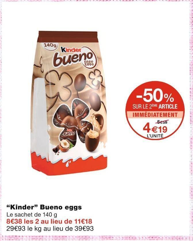 Kinder Kinder Bueno eggs