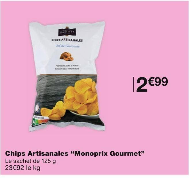 Monoprix Gourmet Chips Artisanales