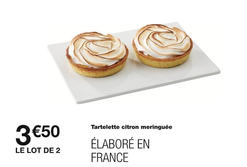 Tartelette citron meringuée