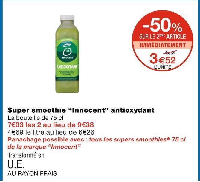 Innocent Super smoothie antioxydant