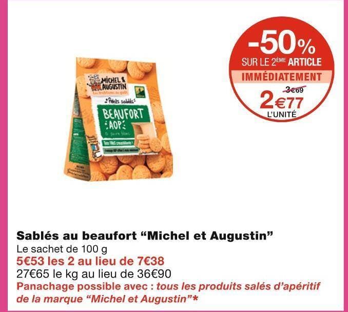 Michel et Augustin Sablés au beaufort