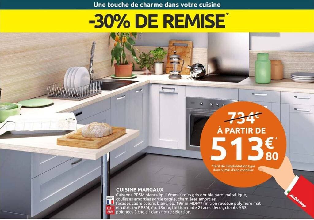 CUISINE MARGAUX Caissons PPSM blancs ép. 16mm