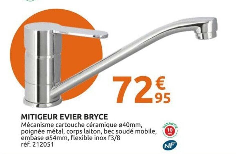 MITIGEUR EVIER BRYCE