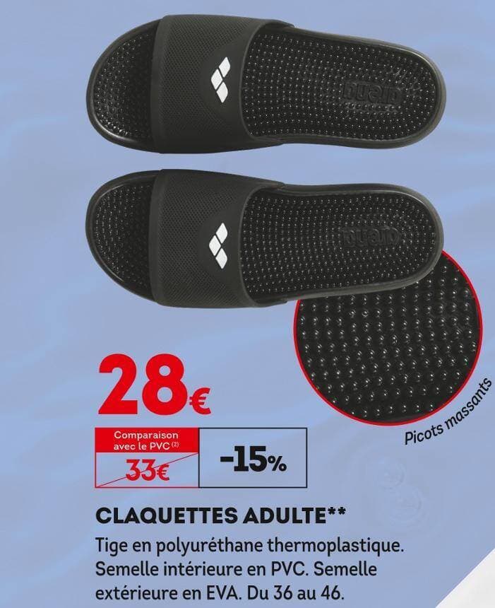 ARENA CLAQUETTES ADULTE