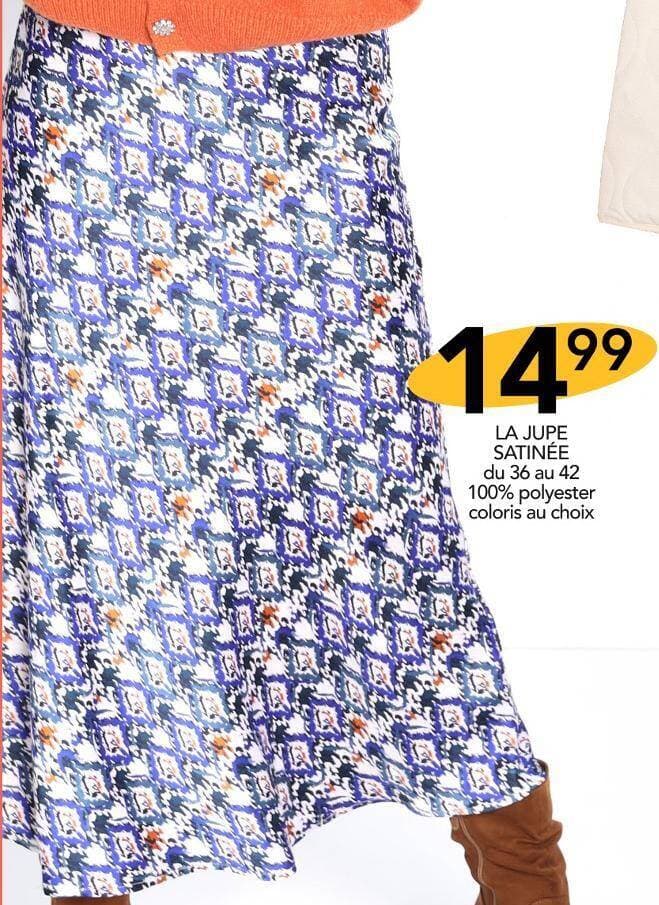 LA CITY LA JUPE SATINÉE