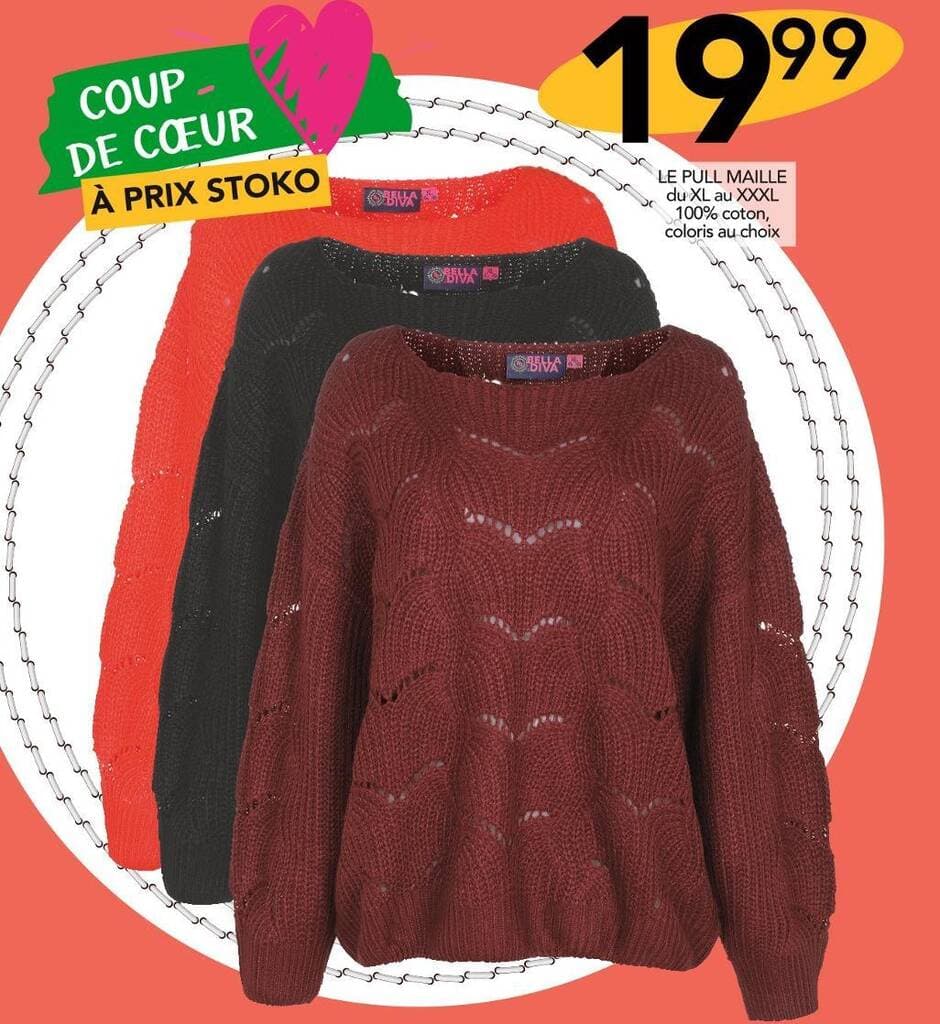 BELLA DIVA LE PULL MAILLE