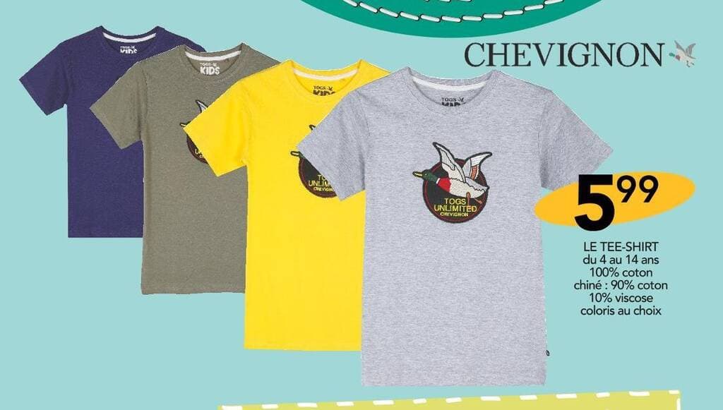 CHEVIGNON LE TEE-SHIRT