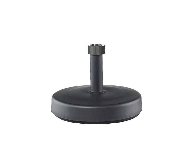 Pied de parasol rond à lester en plastique, 25 kg anthracite