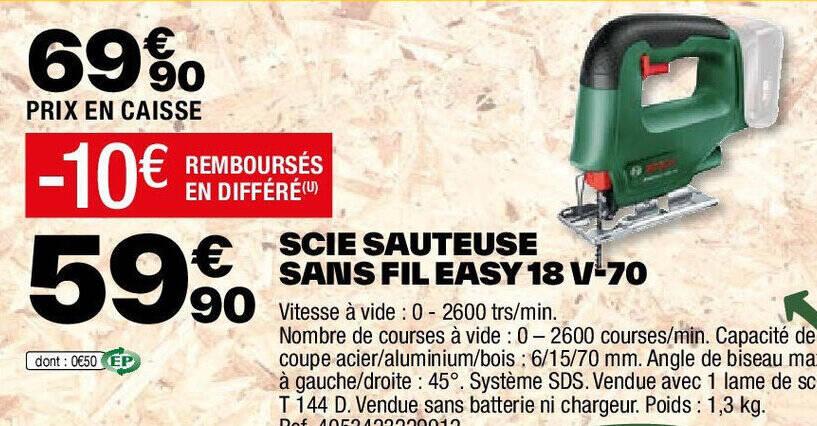 SCIE SAUTEUSE SANS FIL EASY 18 V-70