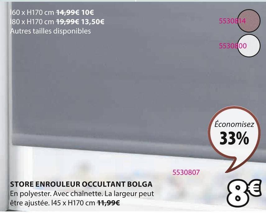 STORE ENROULEUR OCCULTANT BOLGA