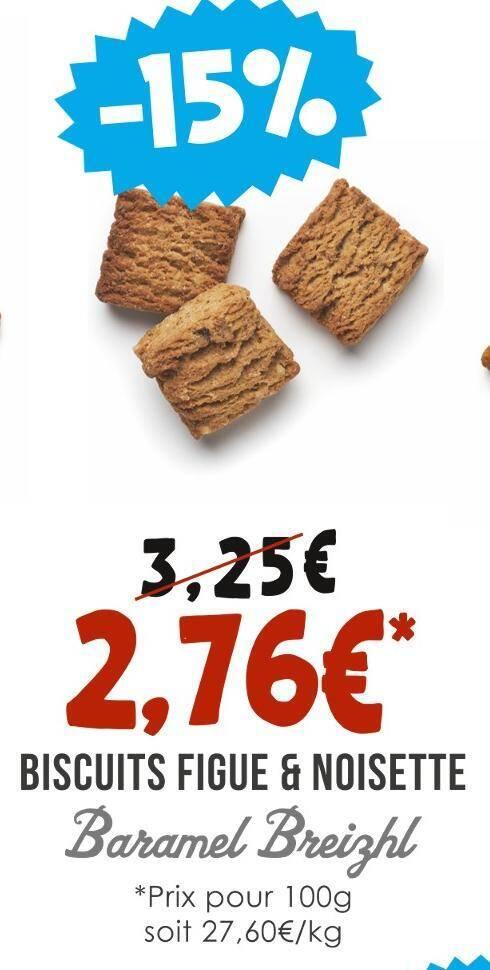 Baramel Breizhl BISCUITS FIGUE & NOISETTE