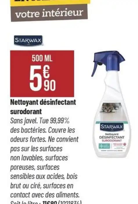 Nettoyant désinfectant surodorant