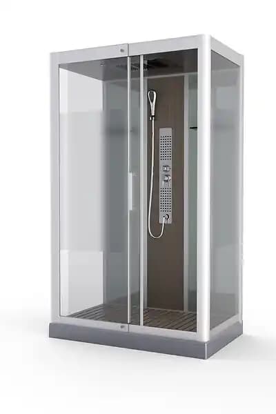 Cabine de douche rectangulaire - L115xl90xH230cm
