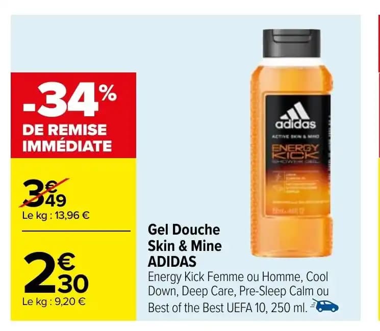 Gel Douche Skin & Mine ADIDAS