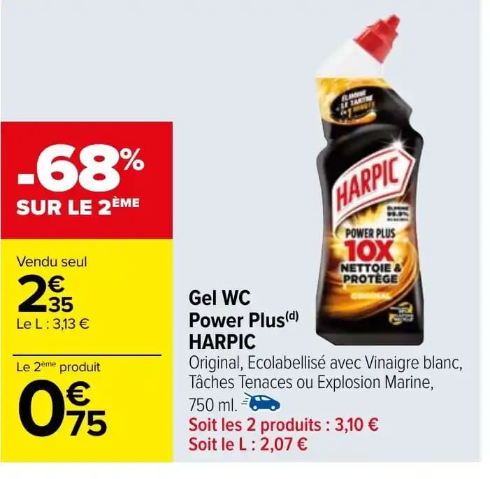 Gel WC Power Plus(d) HARPIC