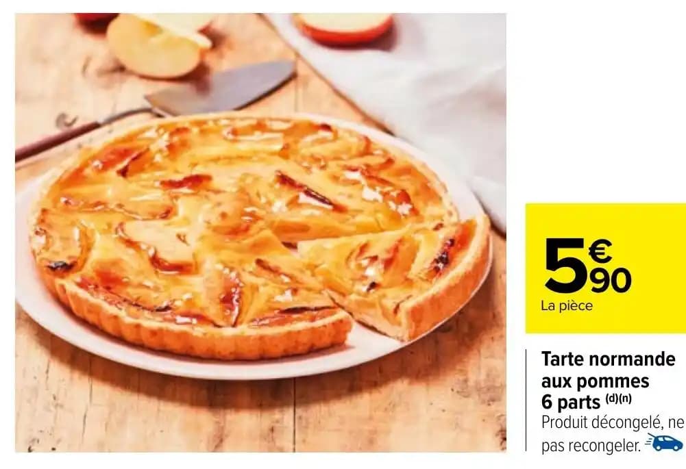 Tarte normande aux pommes