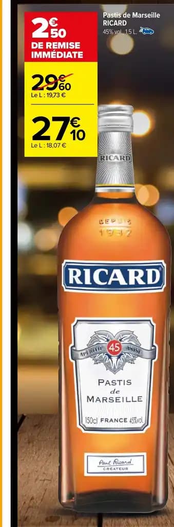 Pastis de Marseille RICARD