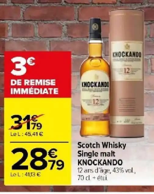 Scotch Whisky Single malt KNOCKANDO