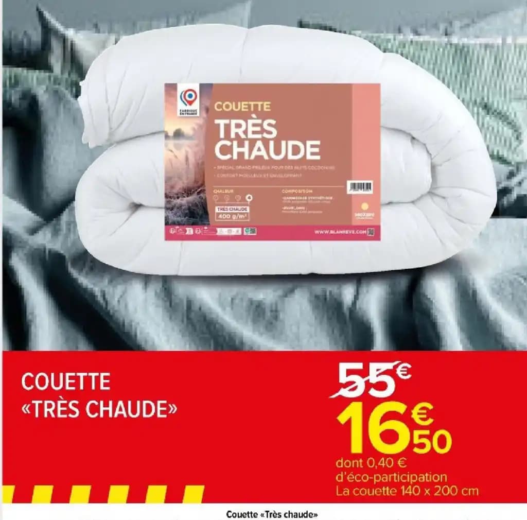 COUETTE TRÈS CHAUDE
